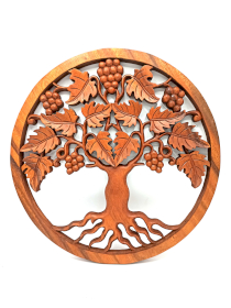 Tree of Life Grapes Panel - 40cm - Click Image to Close